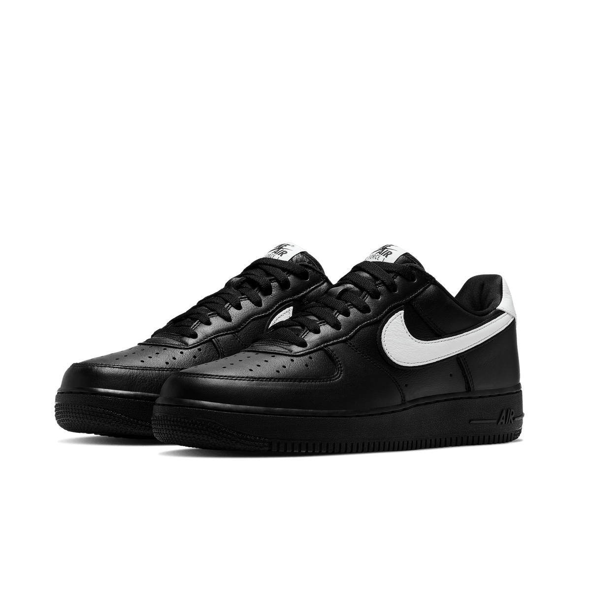 Air force 1 low retro best sale qs black