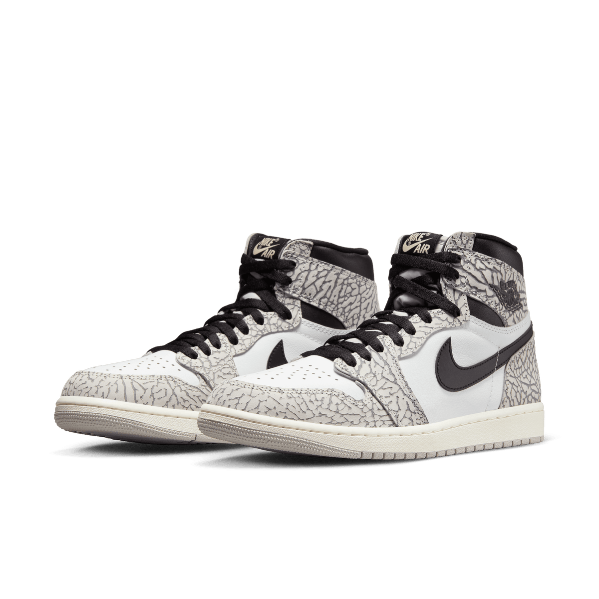 Men's Air Jordan 1 Retro High OG White Cement