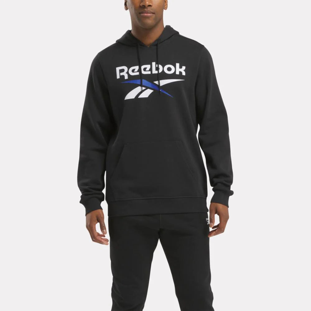 Men's Reebok Identity Fleece Stacked Pullover Hoodies