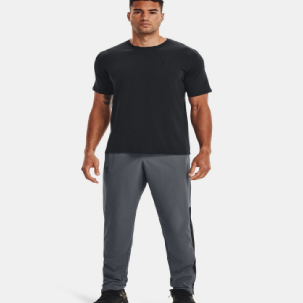 Men's Under Armour Left Chest Short Sleeve "Black"