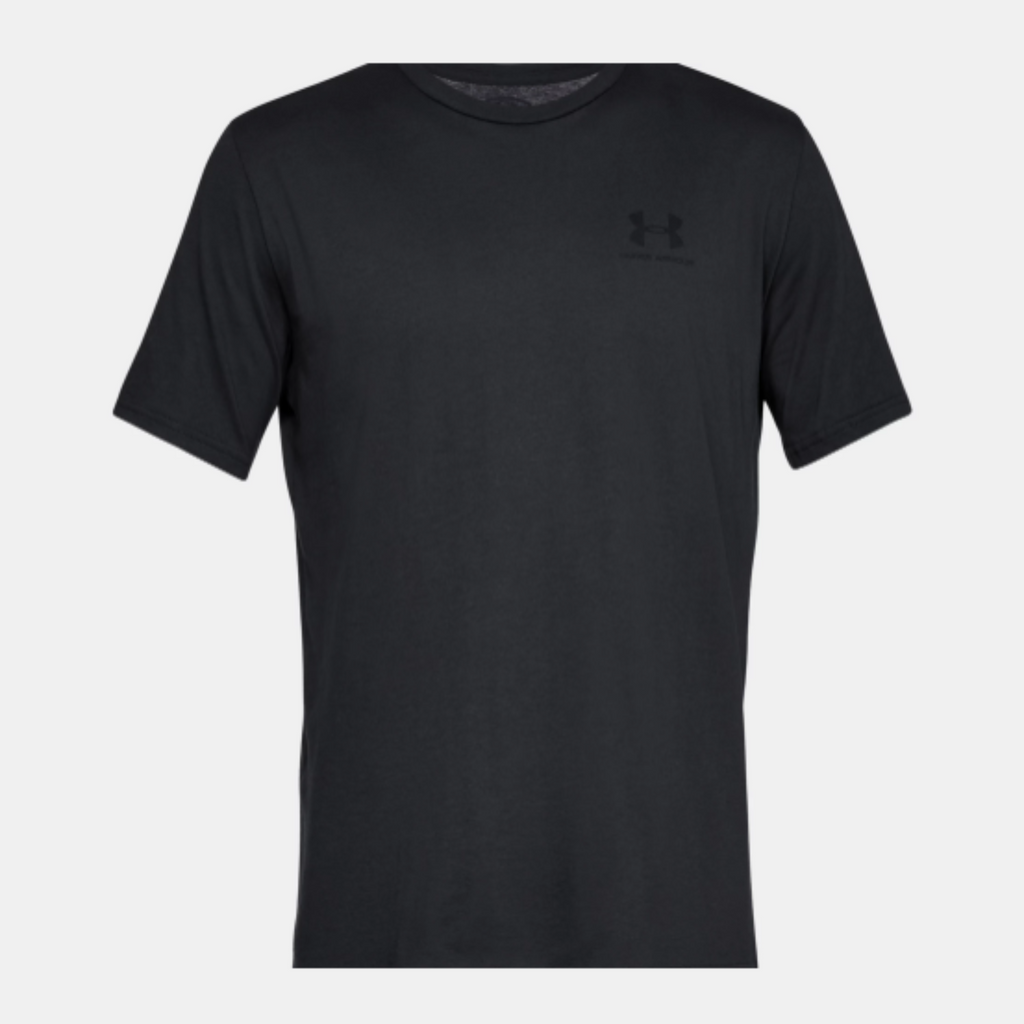 Men's Under Armour Left Chest Short Sleeve "Black"