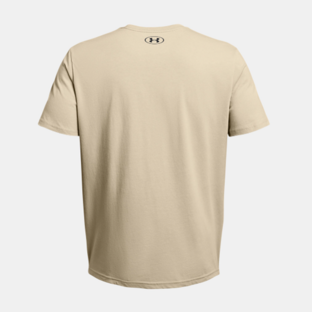 Men's Under Armour Left Chest Short Sleeve "Khaki Base Black"