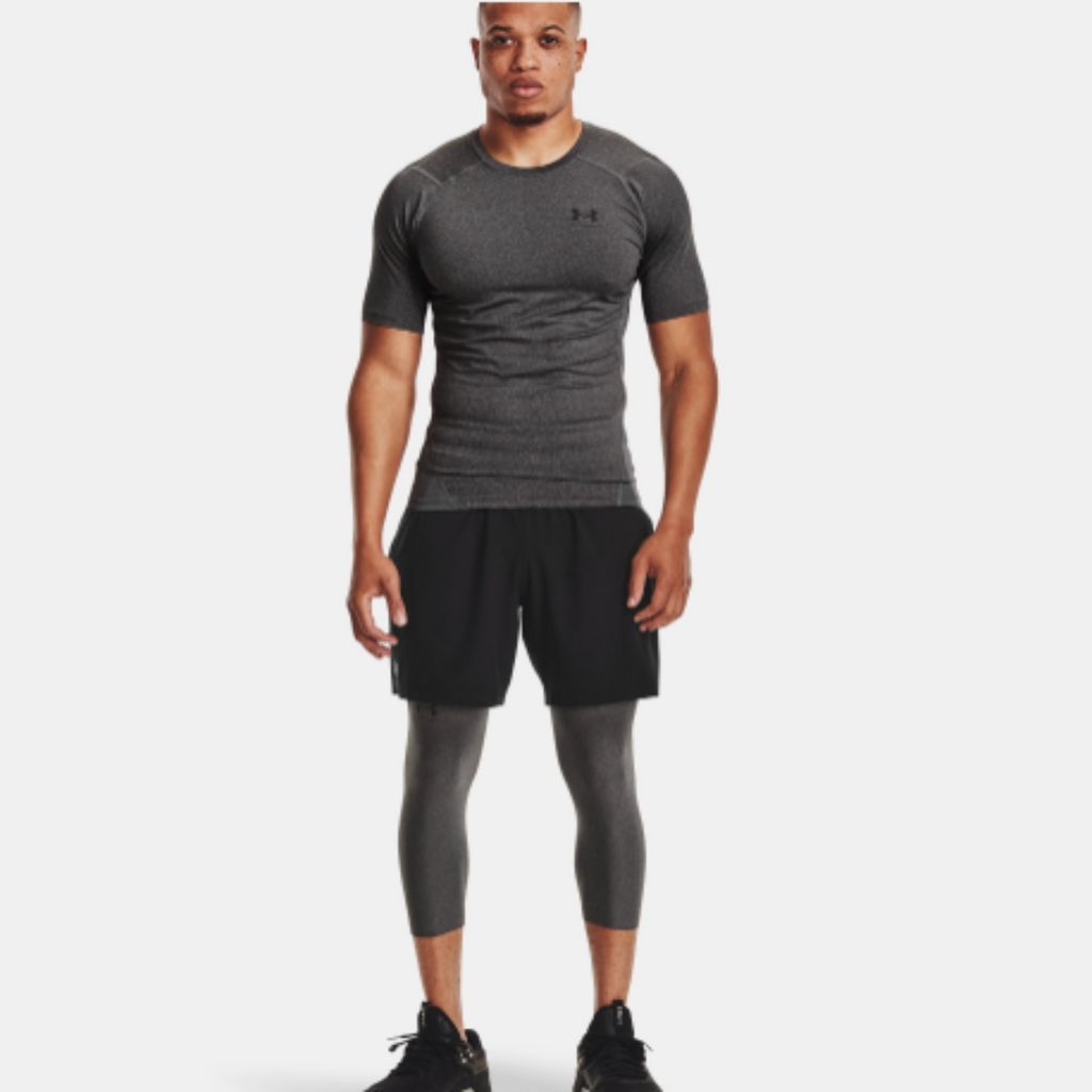 Men's Under Armour HeatGear® Short Sleeve "Carbon Heather"