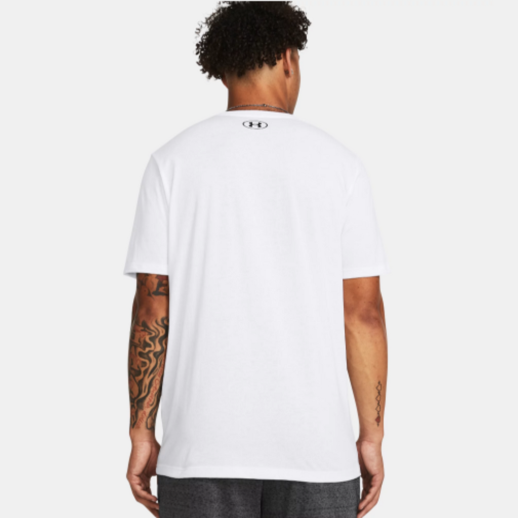 Men's Under Armour Logo Short Sleeve "White Black"