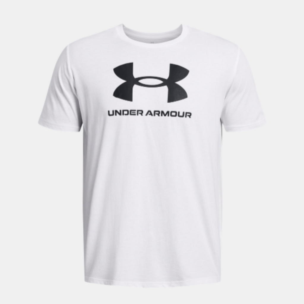 Men's Under Armour Logo Short Sleeve "White Black"