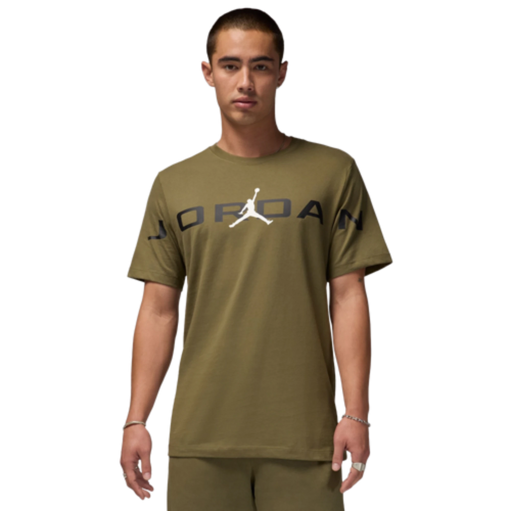 Men's Jordan Extra Large Logo T-Shirts "Medium Olive"