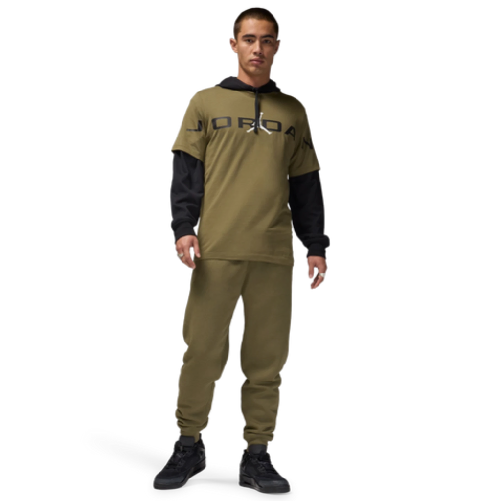 Men's Jordan Extra Large Logo T-Shirts "Medium Olive"