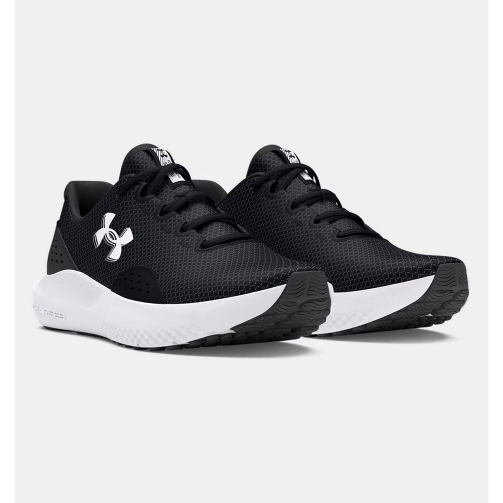 Women's Under Armour Surge 4 Running Shoes "Black White"