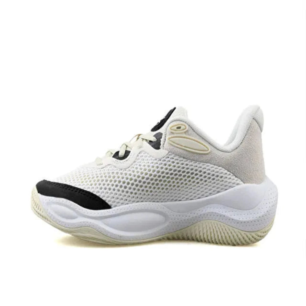 Curry Splash 24 Suede Basketball Shoes "Summit White Black" (Unisex)