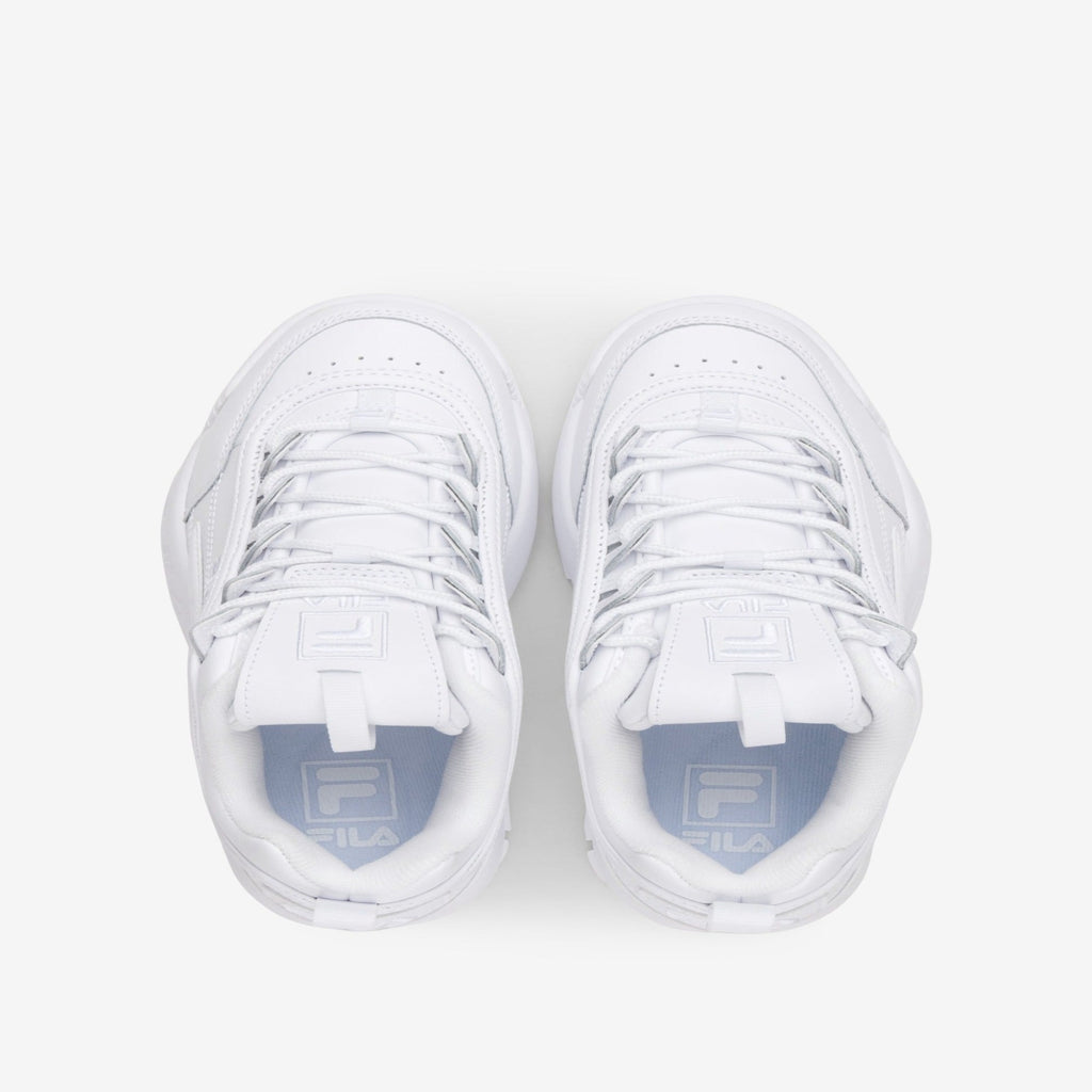 Women's Fila Disruptor II Premium "Triple White"