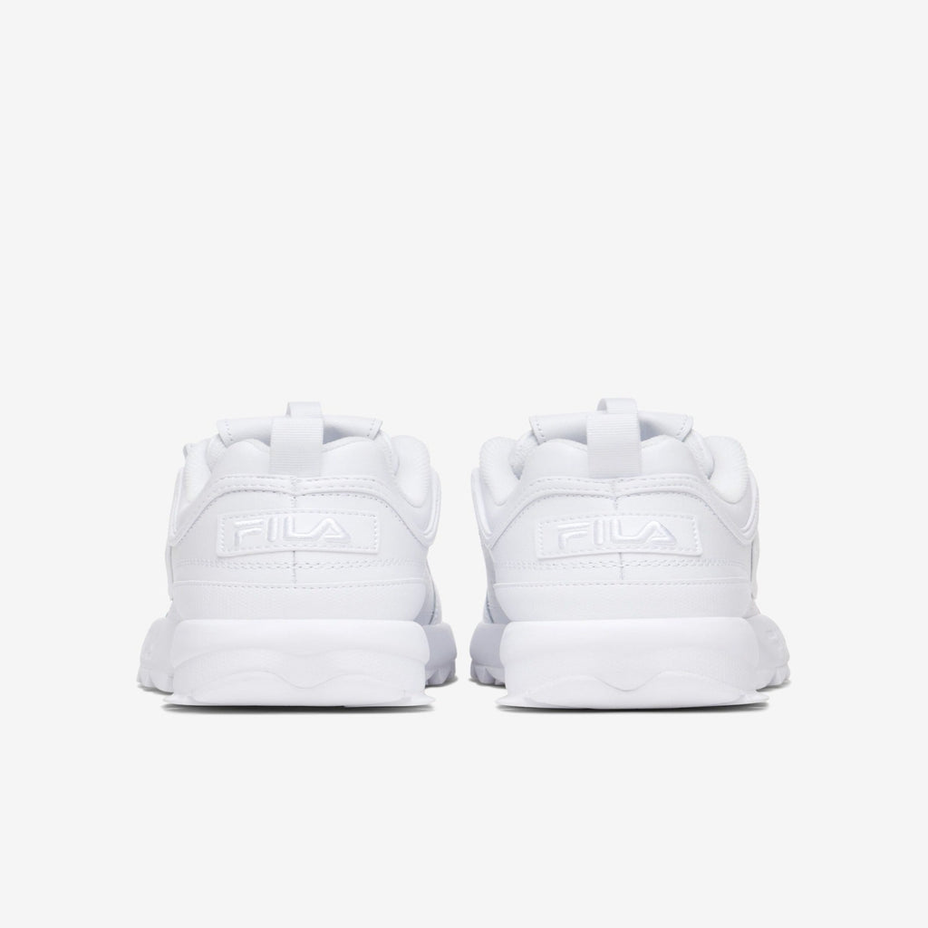 Women's Fila Disruptor II Premium "Triple White"