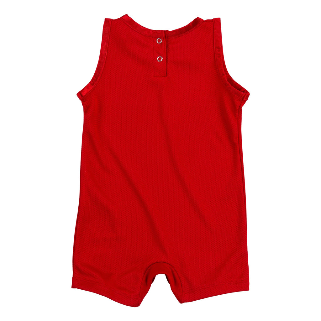Baby/Toddler Jordan Jersey Romper (12-24 months) "Gym Red"