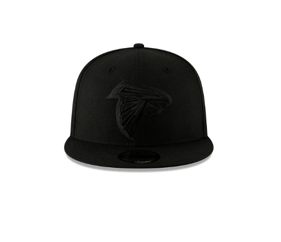 Atlanta Falcons New Era Black On Black 9FIFTY Snapback