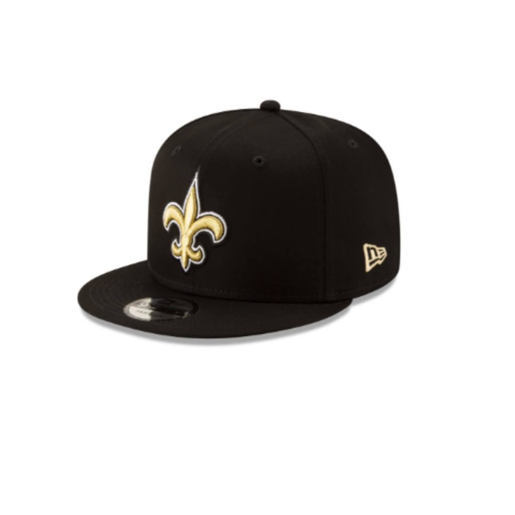 New Orleans Saints New Era Black & Black 9FIFTY Snapback