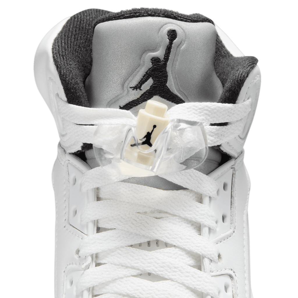 Big Kids' Air Jordan 5 Retro "White Black"