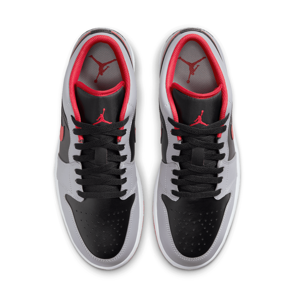 Men's Air Jordan 1 Low "Cement Grey Fire Red"