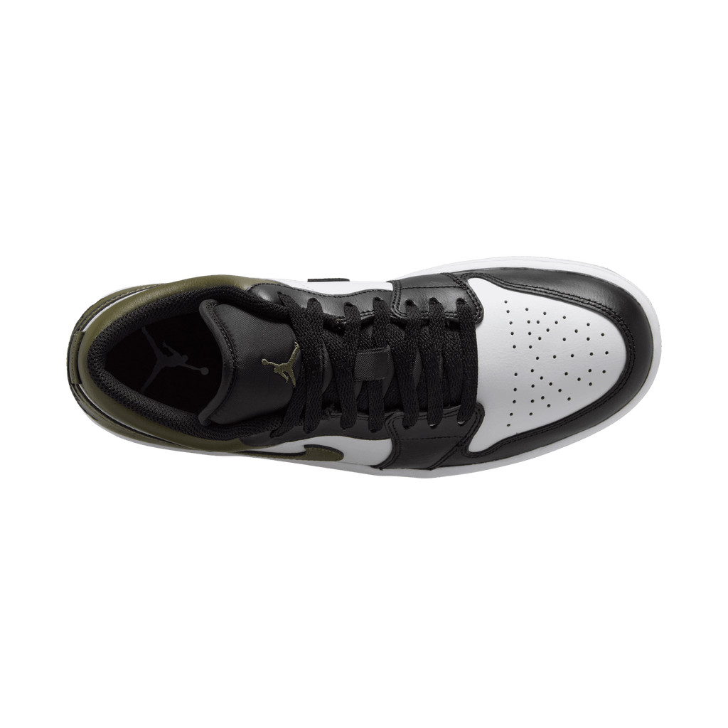 Men's Air Jordan 1 Low "Black Toe Medium Olive"