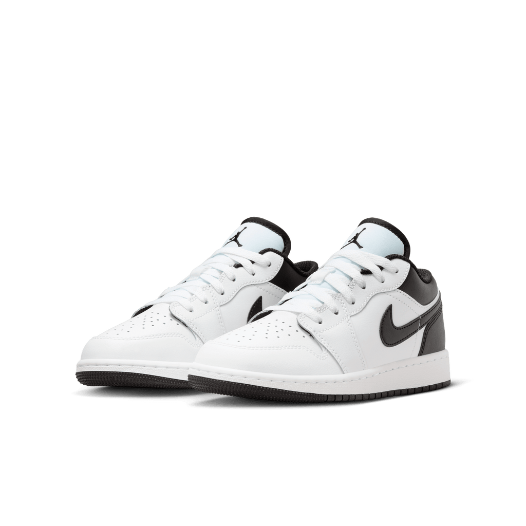 Big Kids' Air Jordan 1 Low "White Black"