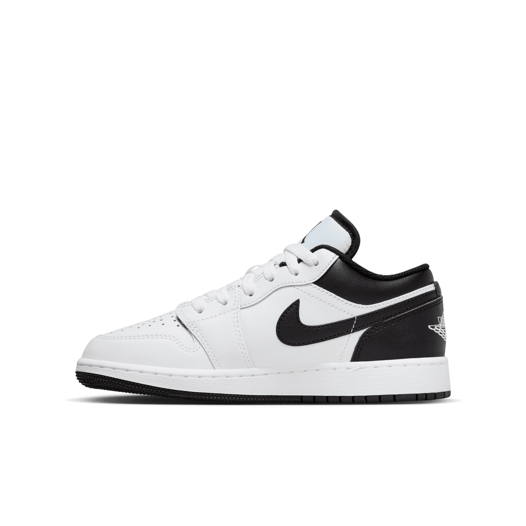 Big Kids' Air Jordan 1 Low "White Black"