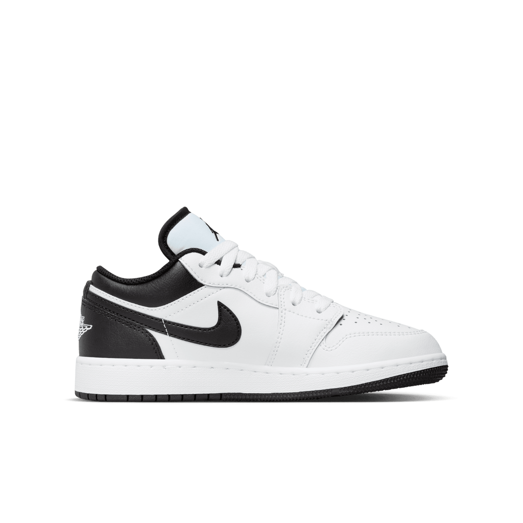 Big Kids' Air Jordan 1 Low "White Black"