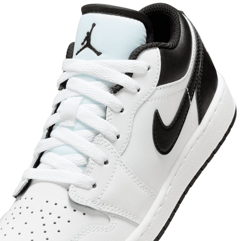 Big Kids' Air Jordan 1 Low "White Black"