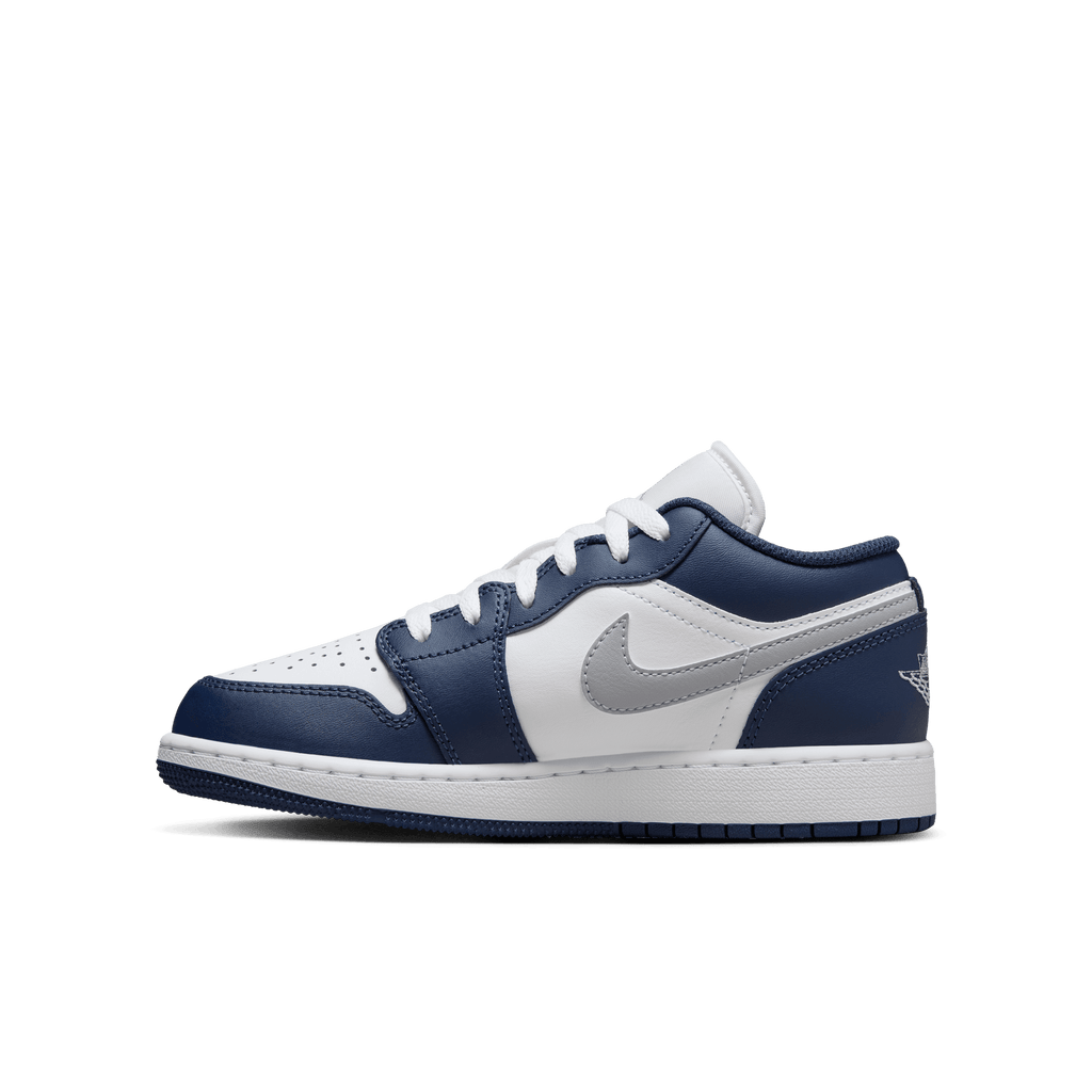 Big Kids' Air Jordan 1 Low "Midnight Navy White"