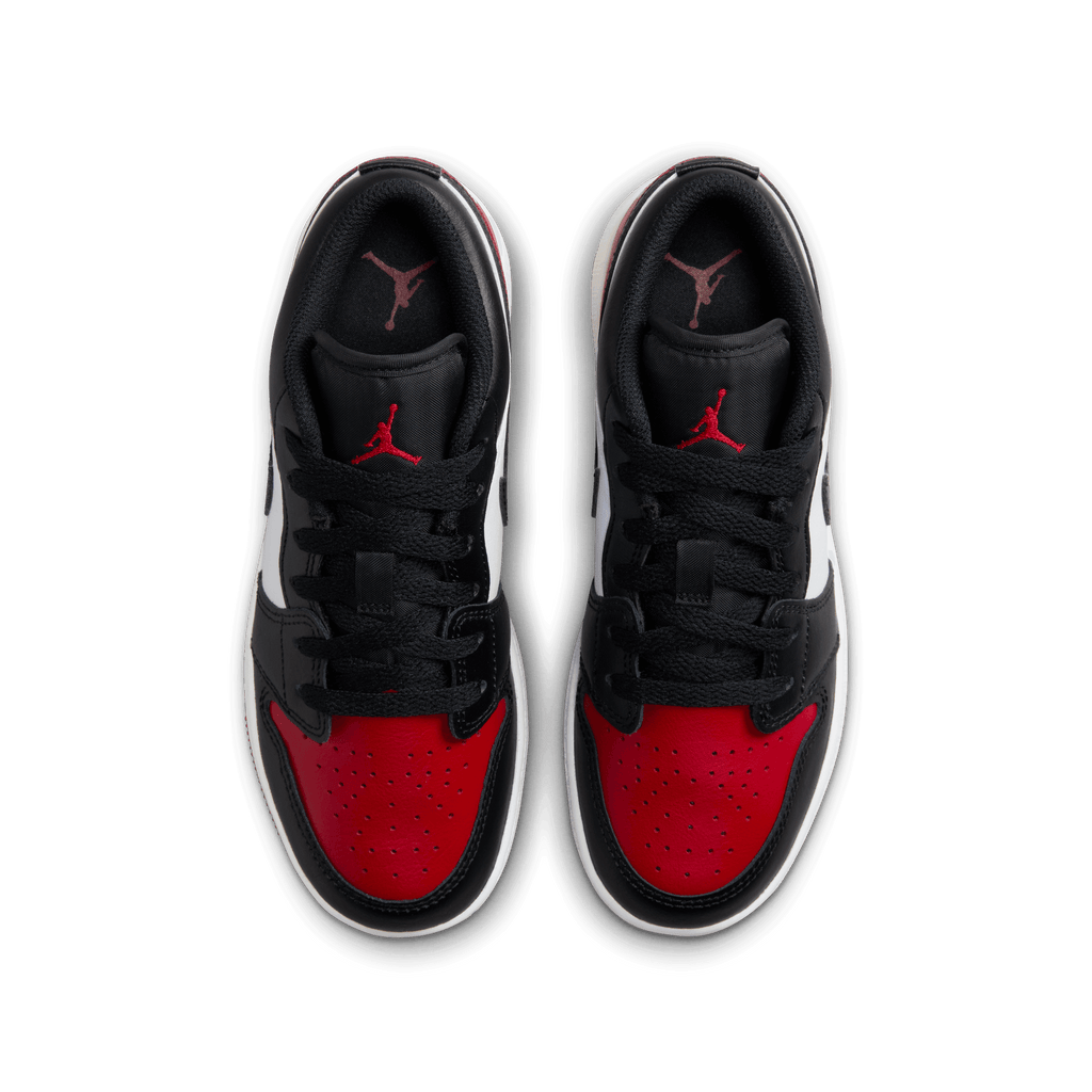 Big Kids' Air Jordan 1 Low "Bred Toe 2.0"