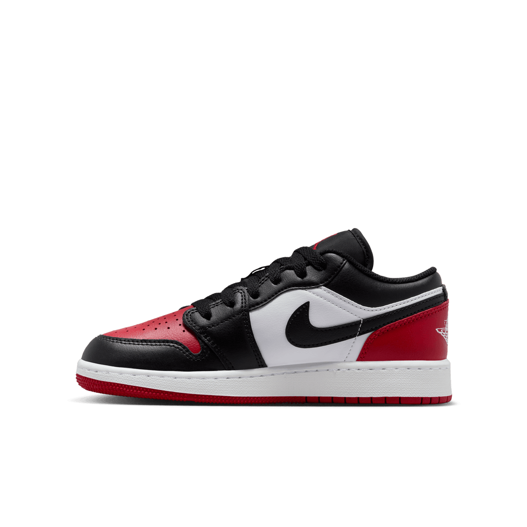 Big Kids' Air Jordan 1 Low "Bred Toe 2.0"