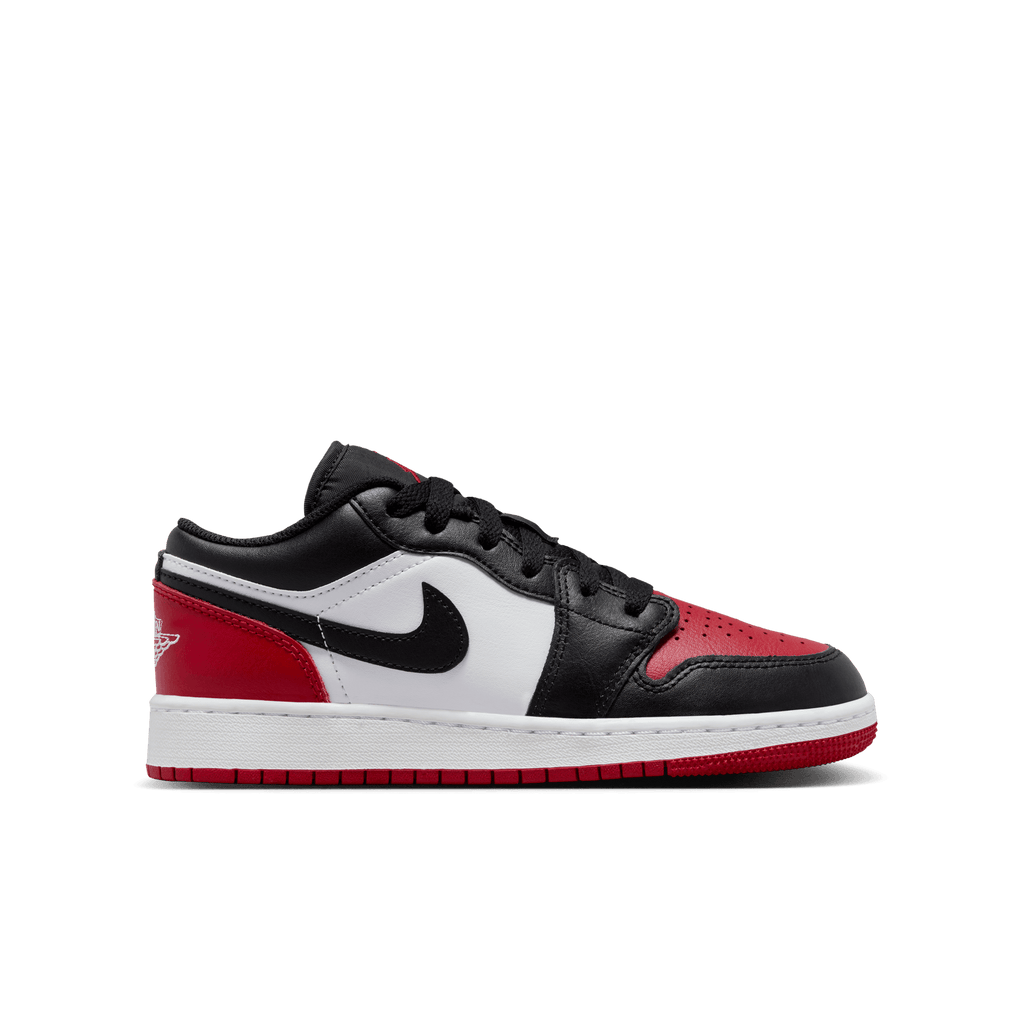 Big Kids' Air Jordan 1 Low "Bred Toe 2.0"