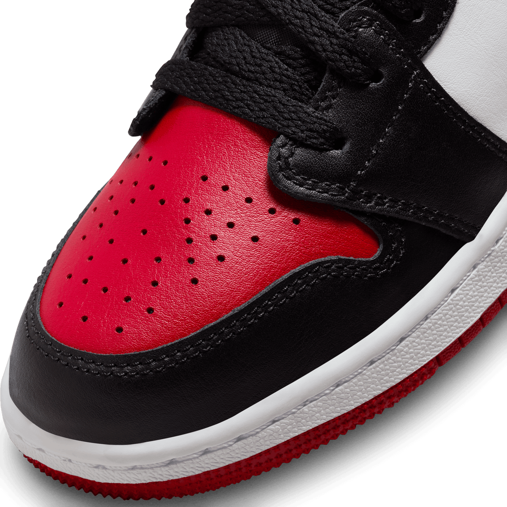 Big Kids' Air Jordan 1 Low "Bred Toe 2.0"