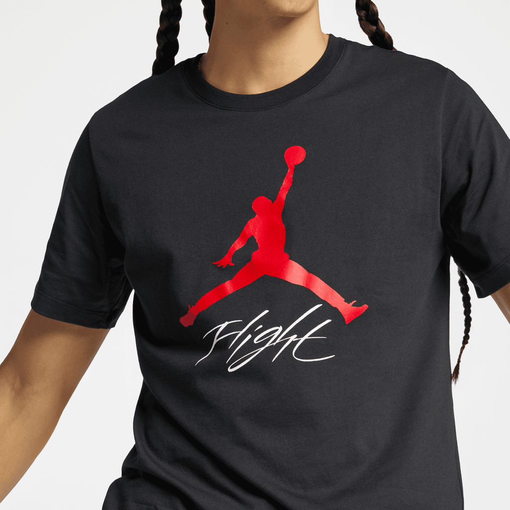 Men's Jordan Jumpman Flight T-Shirt "Black Gym Red"