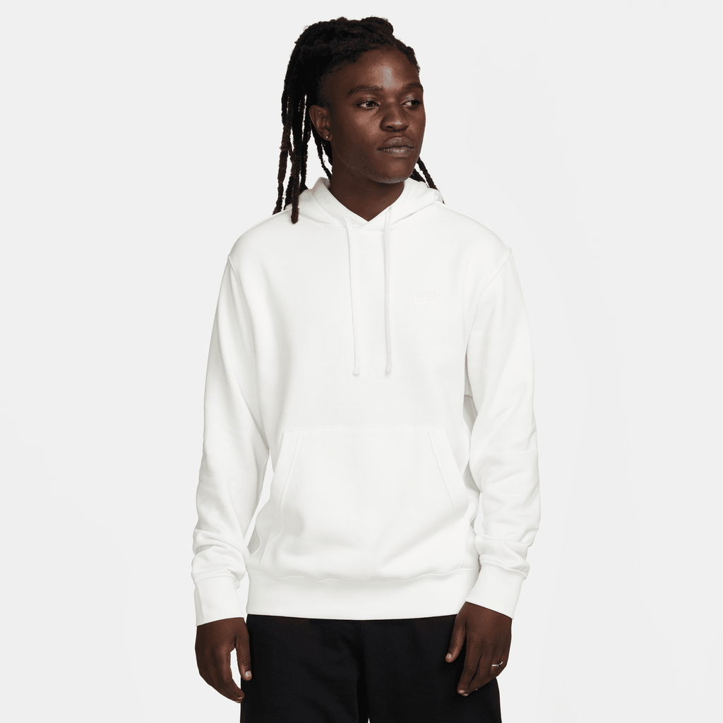 Men's Nike Sportswear Club Fleece Pullover Hoodie "Sail White"