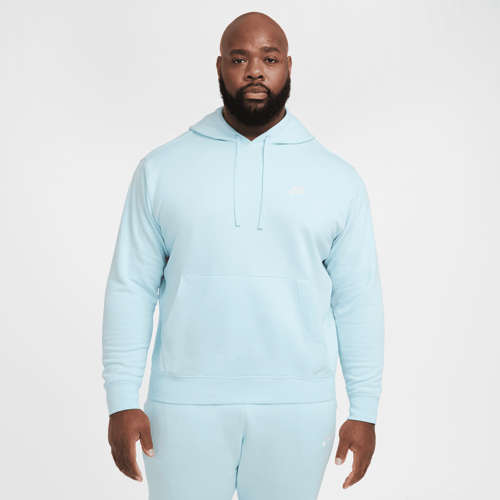 Men's Nike Sportswear Club Fleece Pullover Hoodie "Glacier Blue"