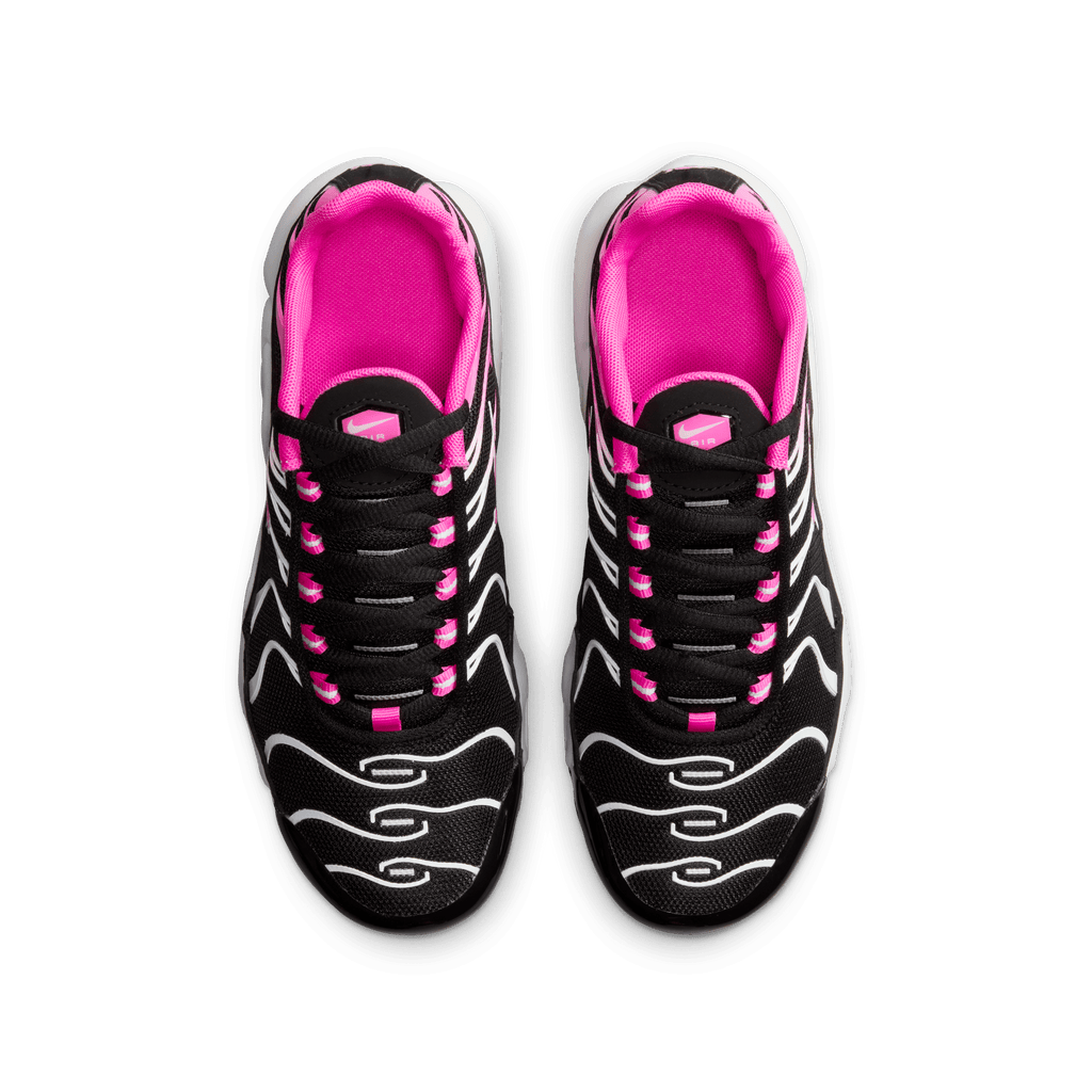 Big Kids' Nike Air Max Plus "Black Laser Fuchsia"