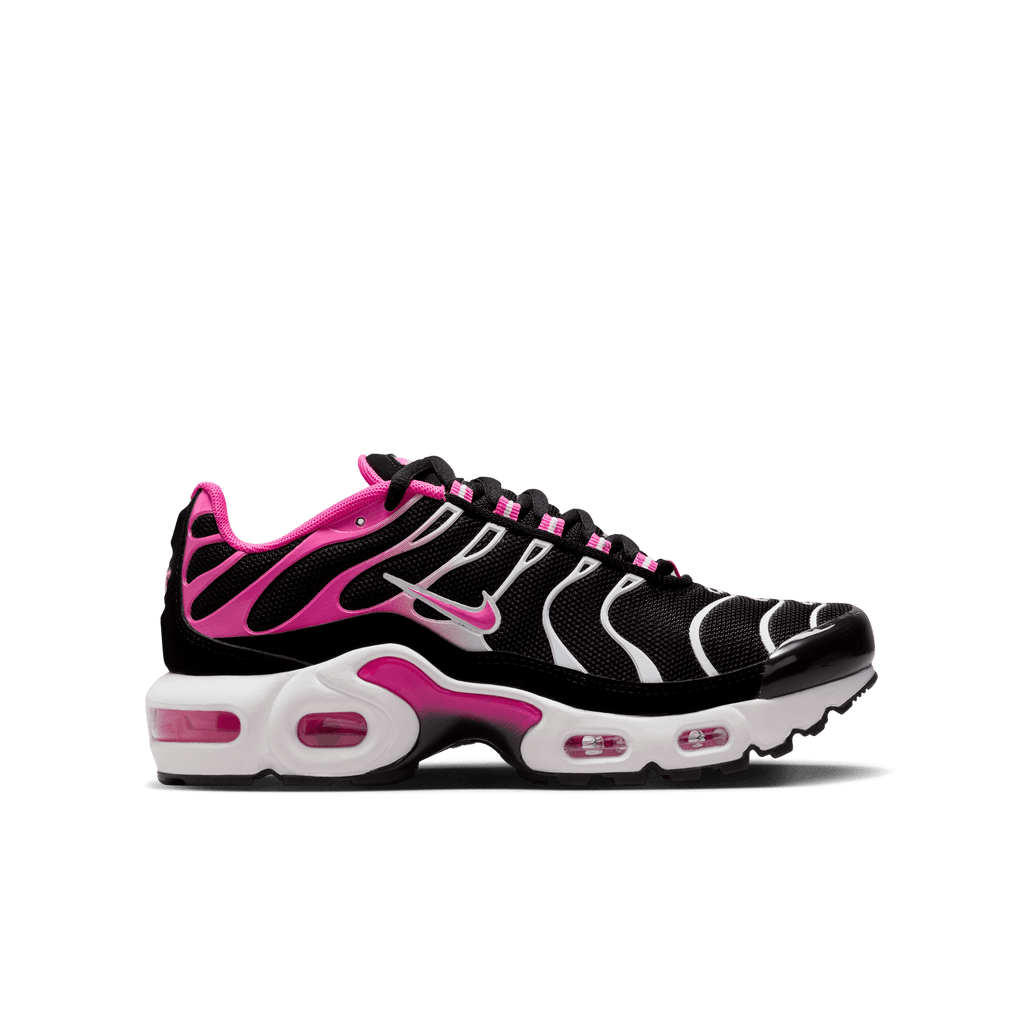 Big Kids' Nike Air Max Plus "Black Laser Fuchsia"