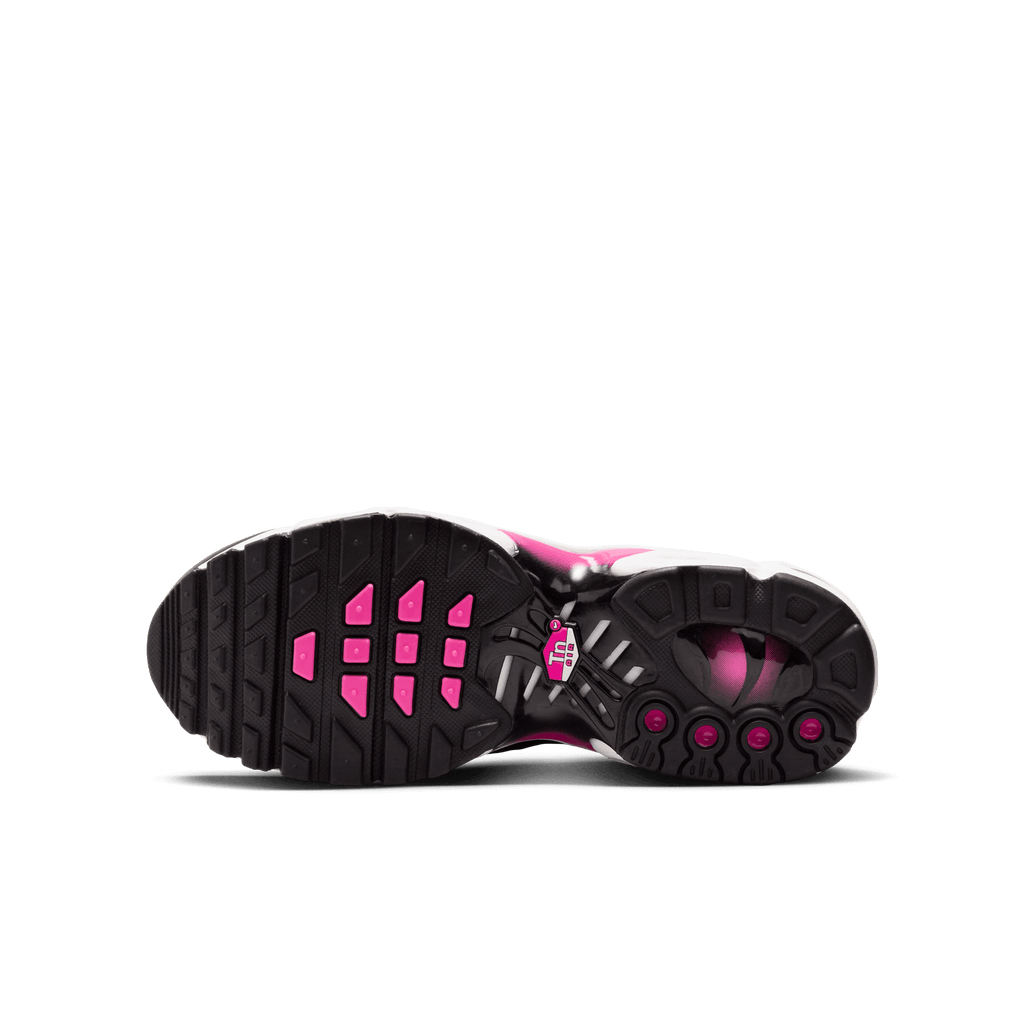 Big Kids' Nike Air Max Plus "Black Laser Fuchsia"