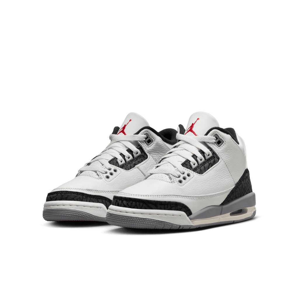 Big Kids' Air Jordan 3 Retro "Cement Grey"