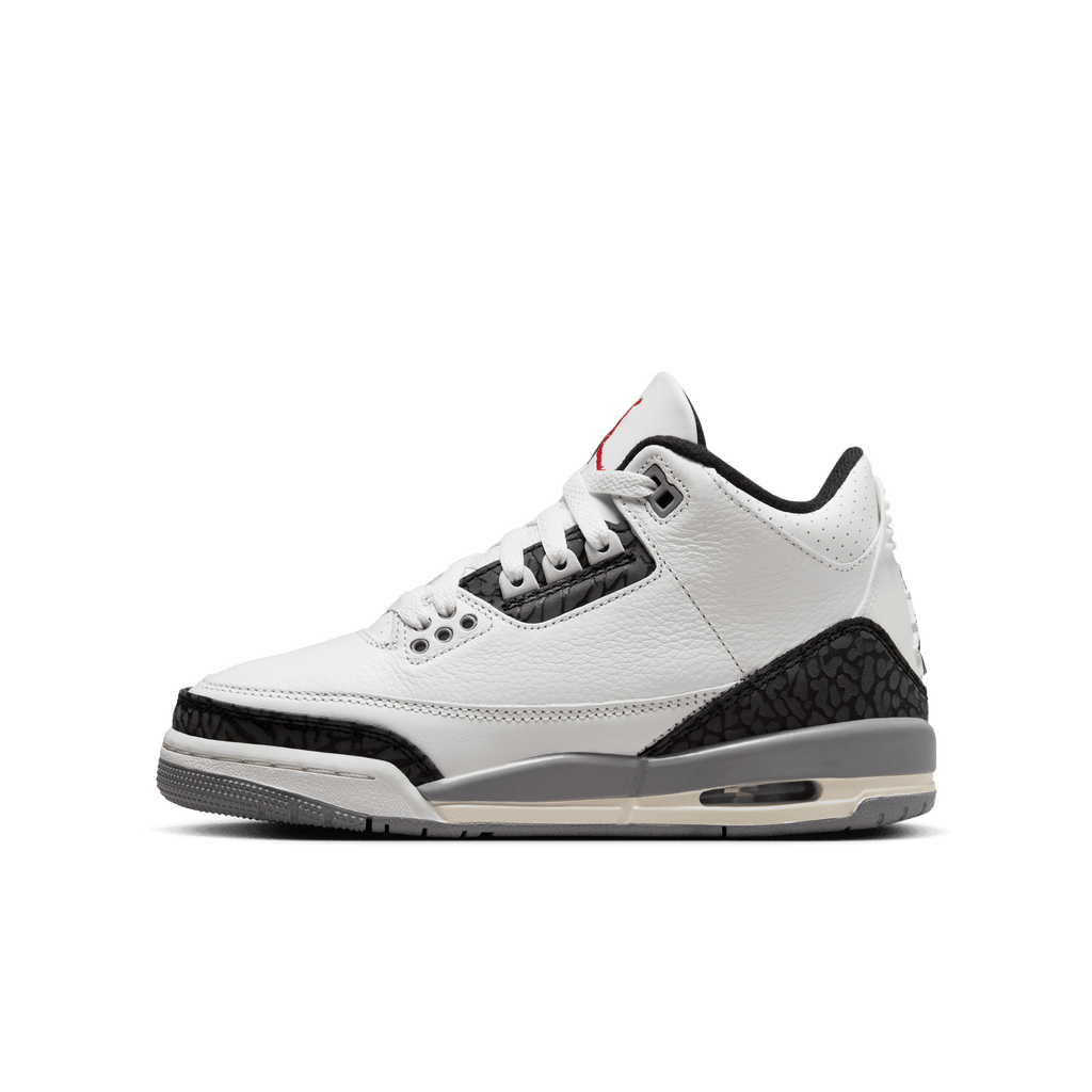 Big Kids' Air Jordan 3 Retro "Cement Grey"