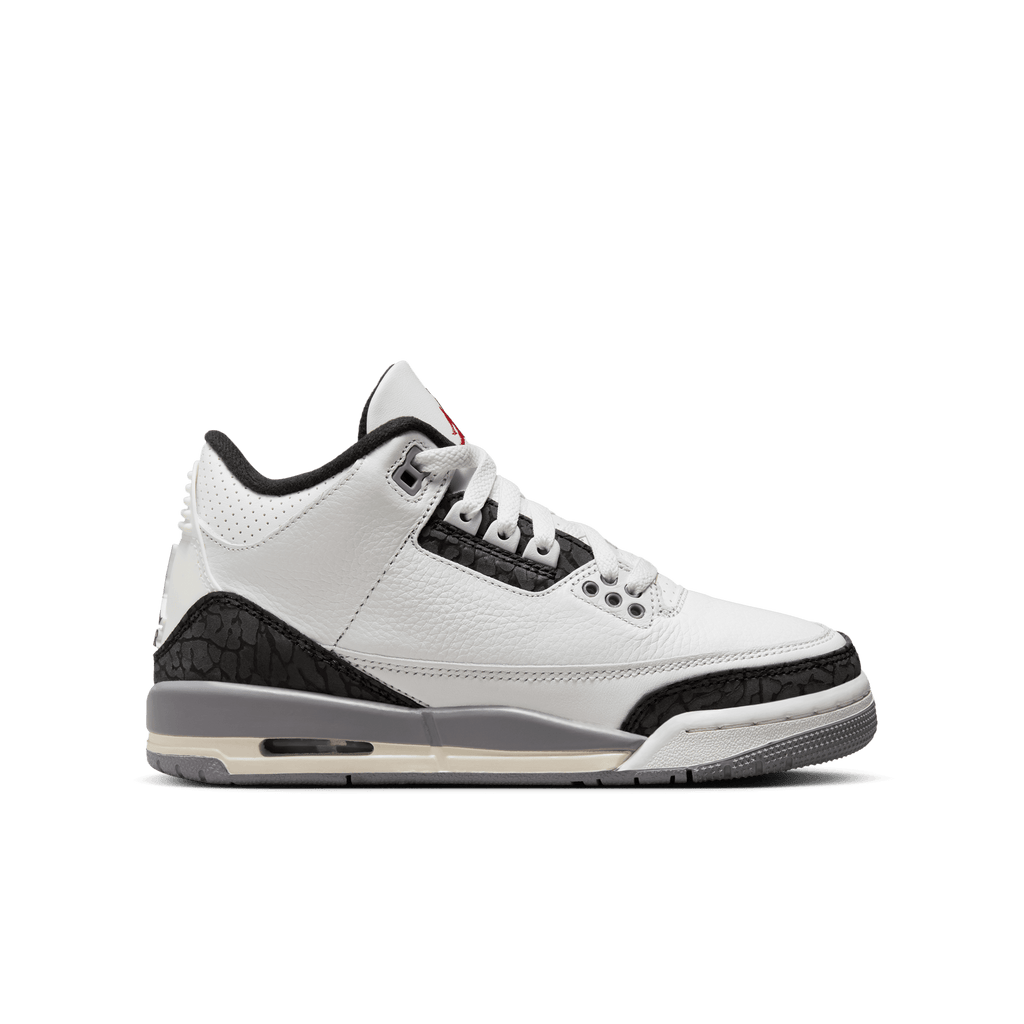 Big Kids' Air Jordan 3 Retro "Cement Grey"