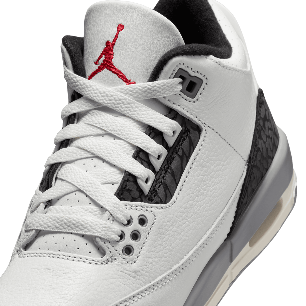 Big Kids' Air Jordan 3 Retro "Cement Grey"