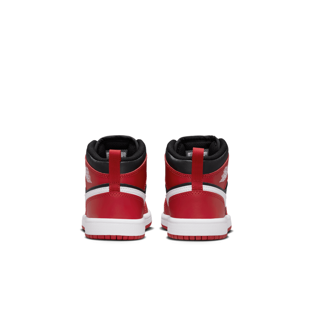 Little Kids' Jordan 1 Mid "Gym Red Black White"