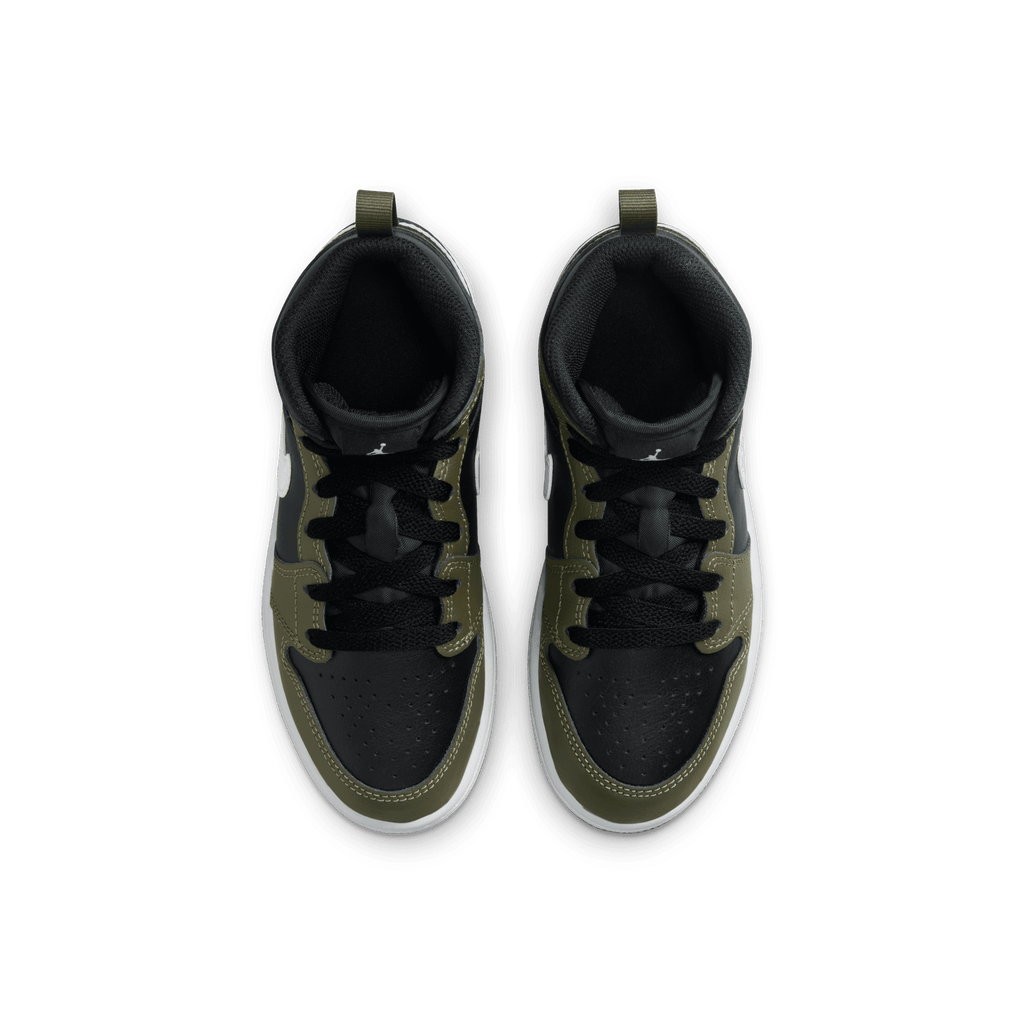 Little Kids' Jordan 1 Mid "Medium Olive"