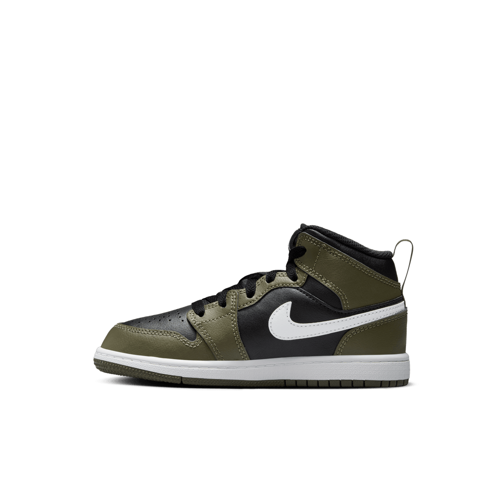 Little Kids' Jordan 1 Mid "Medium Olive"