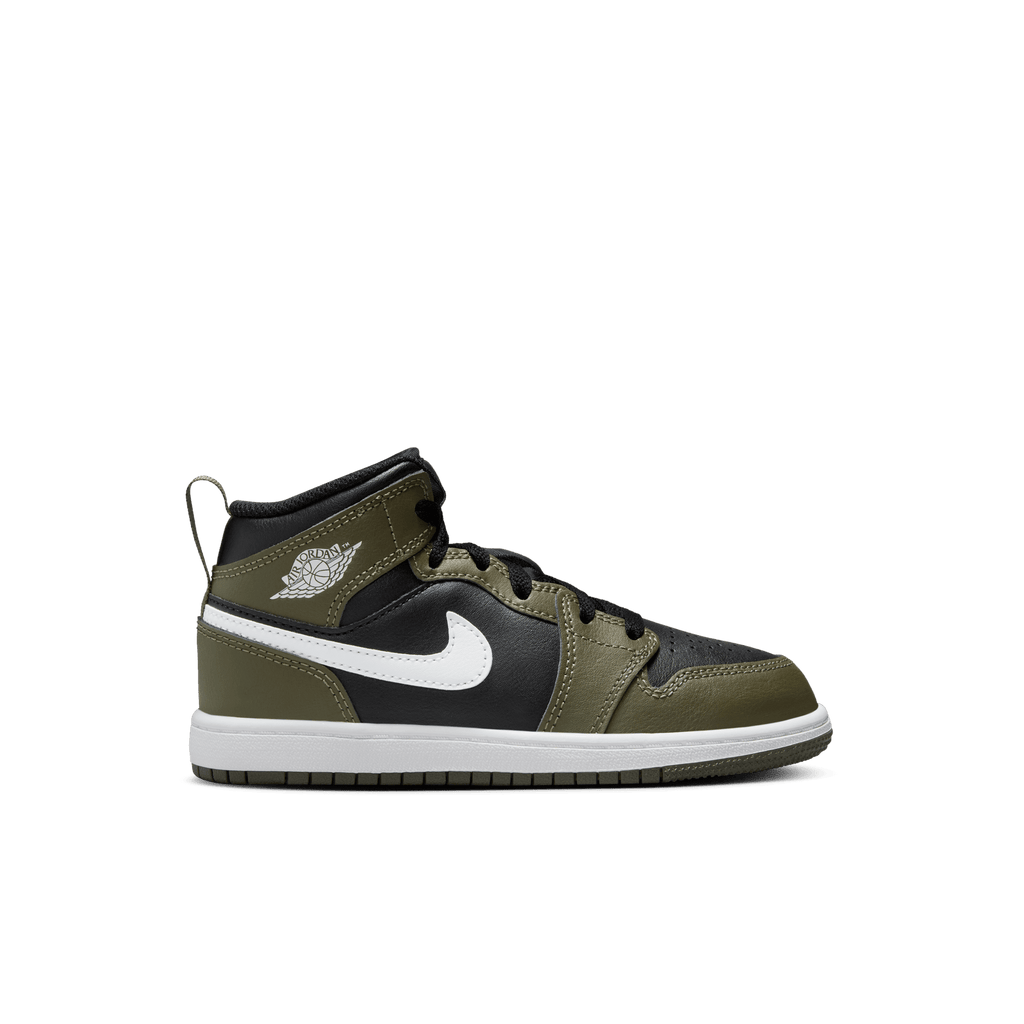 Little Kids' Jordan 1 Mid "Medium Olive"