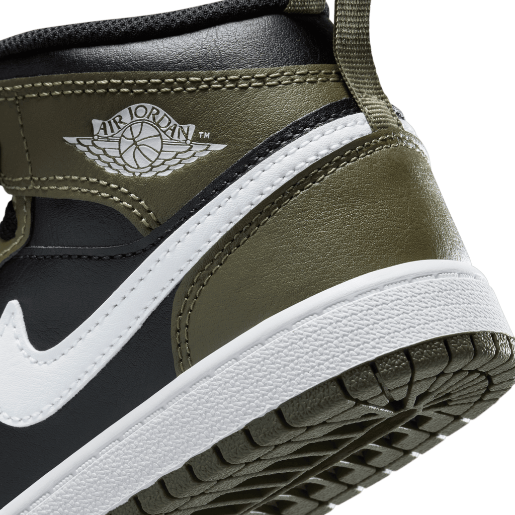 Little Kids' Jordan 1 Mid "Medium Olive"