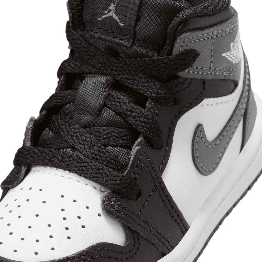 Baby/Toddler Jordan 1 Mid "Black Iron Grey"