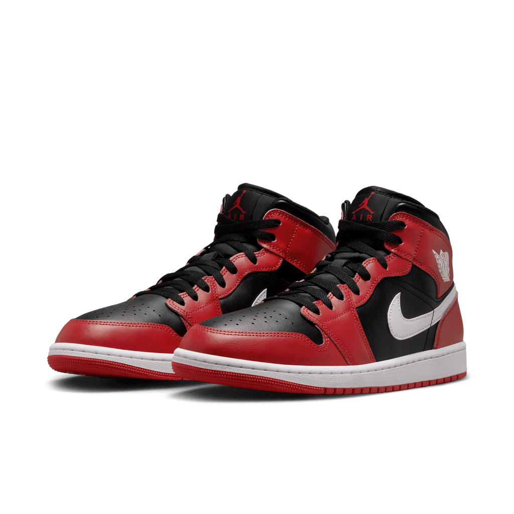 Men's Air Jordan 1 Mid "Gym Red Black Toe"