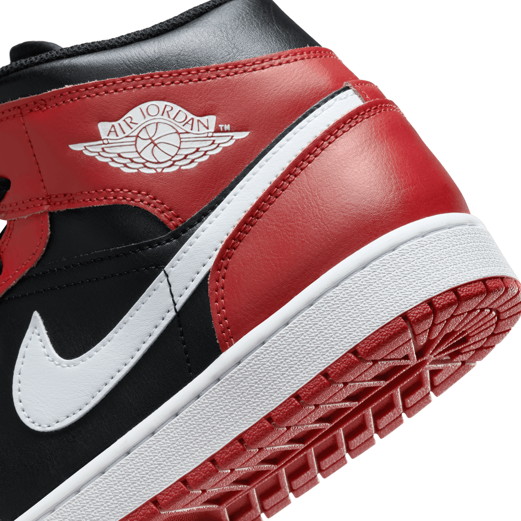 Men's Air Jordan 1 Mid "Gym Red Black Toe"