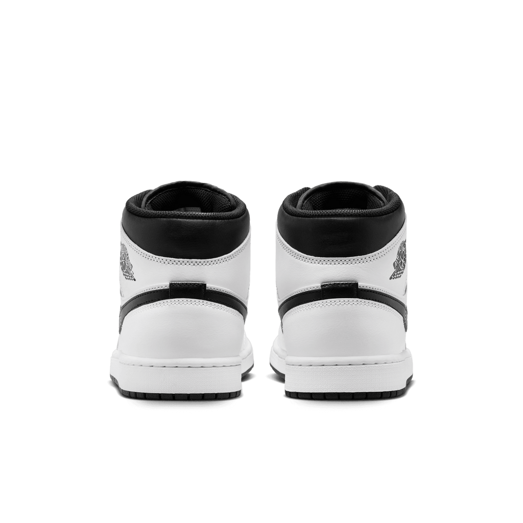 Men's Air Jordan 1 Mid "White Black Reverse Panda"