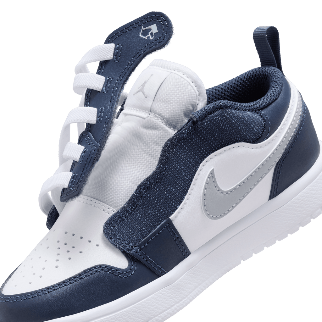 Little Kids' Jordan 1 Low Alt "Midnight Navy Wolf Grey"